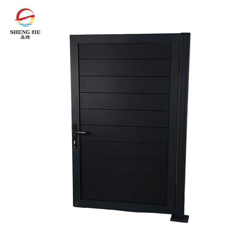 Modern Heavy Duty Privacy Aluminum Gate