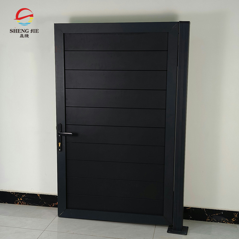 Modern Heavy Duty Privacy Aluminum Gate