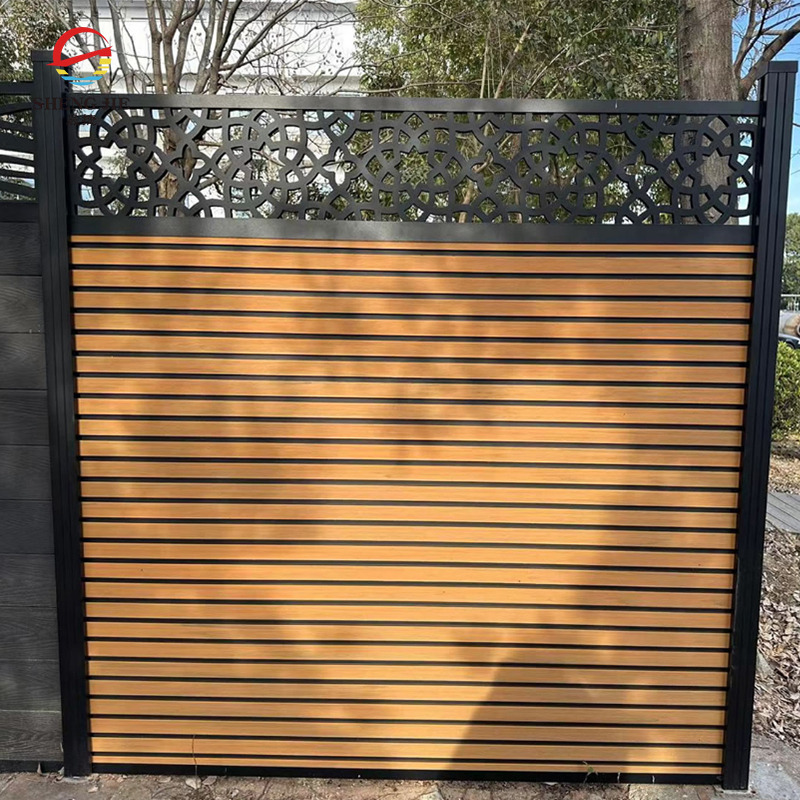 Eco-Friendly Outdoor WPC Fence Panels
